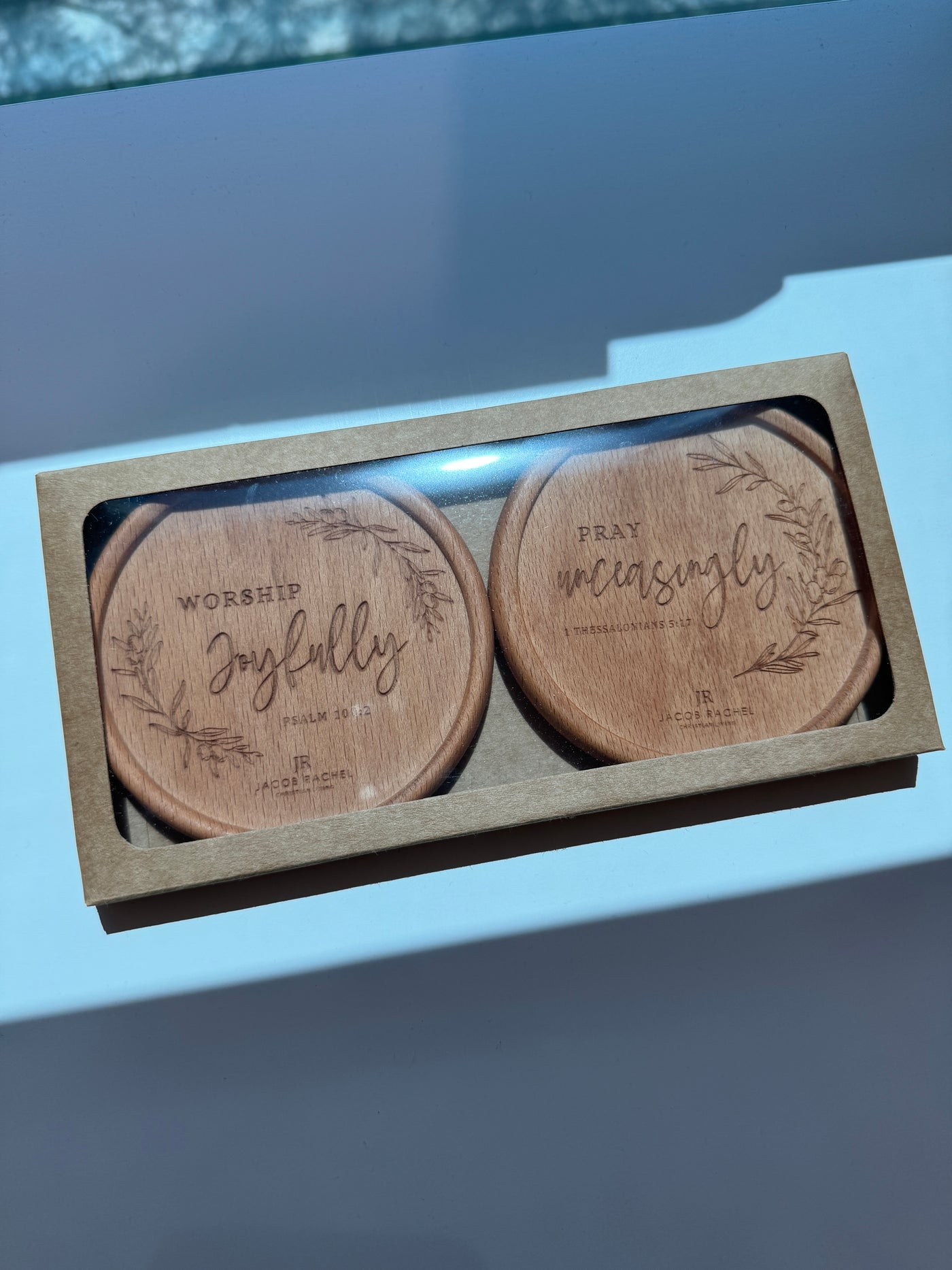 Wooden Coasters (Set of 2)