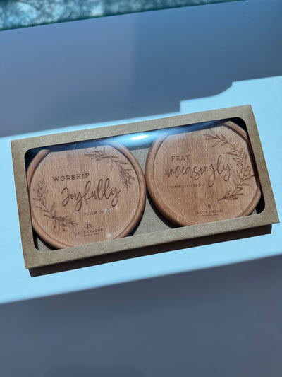 Wooden Coasters (Set of 2)