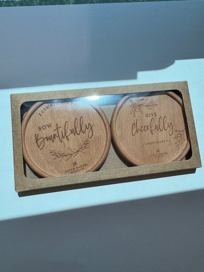 Wooden Coasters (Set of 2)