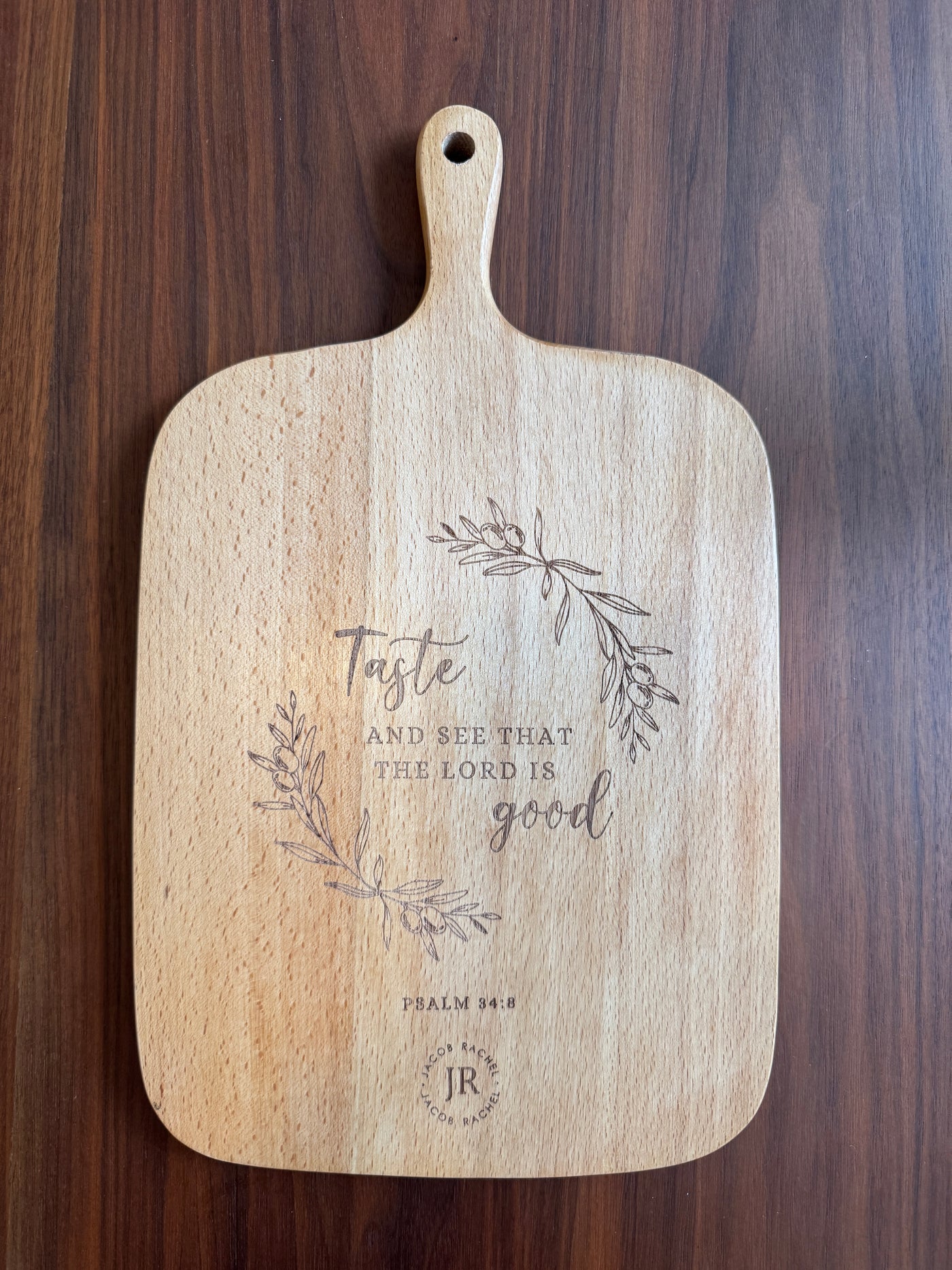 Serving Board (with Handle) - Taste and See That The Lord is Good