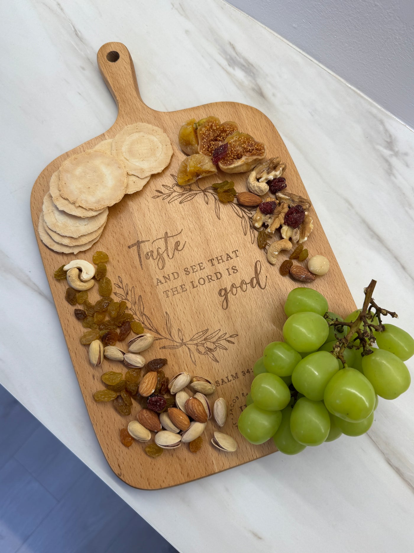 Serving Board (with Handle) - Taste and See That The Lord is Good