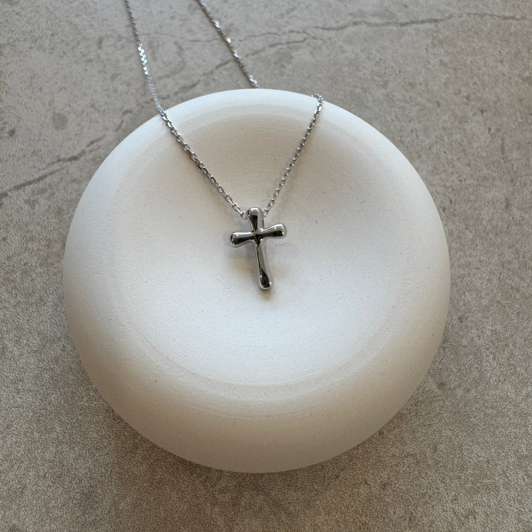 Agape Cross Pendant Necklace - 925 Silver– Jacob Rachel