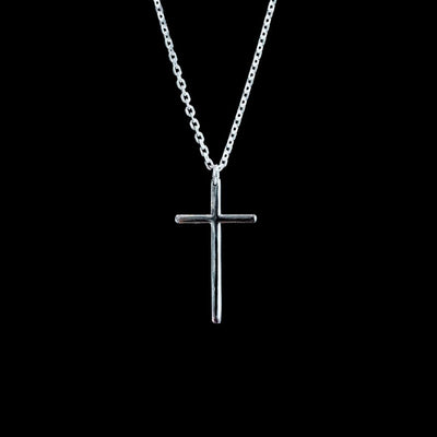 Classic Cross Pendant Necklace - 925 Silver