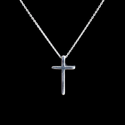 Elegance Cross Pendant Necklace - 925 Silver